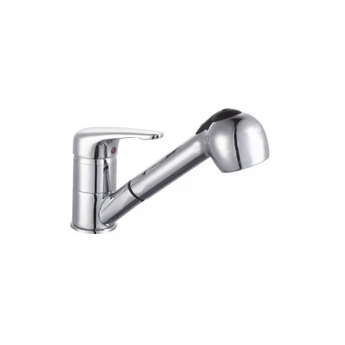 Bormann BTW3100 Μπαταρία Κουζίνας Πάγκου με Ντουζ και Σπιράλ Ασημί