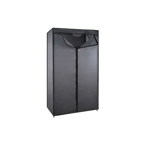 Bormann BPC1000 Υφασμάτινη Ντουλάπα με Φερμουάρ σε Γκρι Χρώμα 60x45x170cm