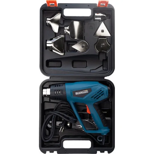 Bormann BHG2200 Πιστόλι Θερμού Αέρα 2000W με Ρύθμιση Θερμοκρασίας εως και 550°C