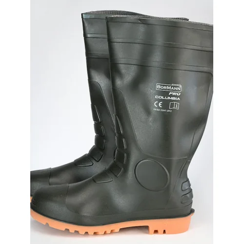 Bormann Pro Αντιολισθητικές Unisex Γαλότσες Εργασίας Γονάτου Πράσινες