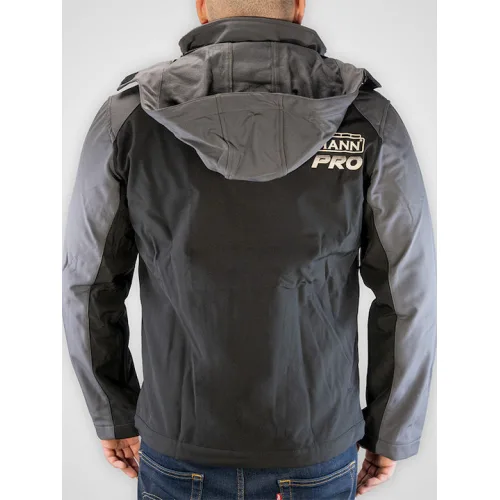 Bormann Pro Napoli Μπουφάν Εργασίας Softshell με Κουκούλα Γκρι