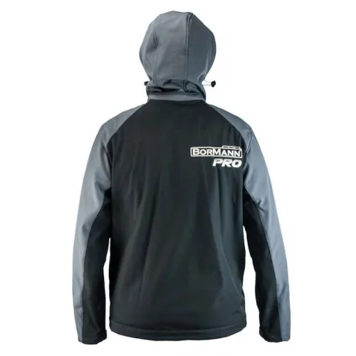 Bormann Pro Napoli Μπουφάν Εργασίας Softshell με Κουκούλα Γκρι