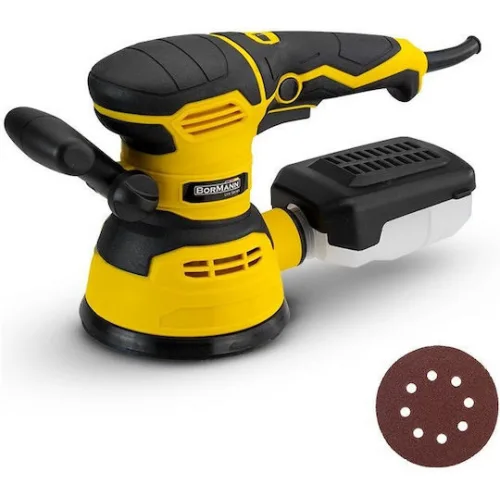 Bormann BSS2470 Έκκεντρο Τριβείο 125mm Ρεύματος 430W με Ρύθμιση Ταχύτητας και με Σύστημα Αναρρόφησης