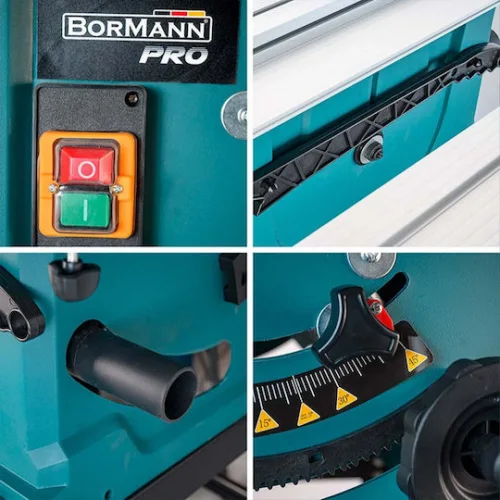 Bormann Pro BTS2850 Δισκοπρίονο Πάγκου με Ισχύ 2000W, Δίσκο Κοπής Διαμέτρου 250mm & Ταχύτητα Κοπής 4800rpm