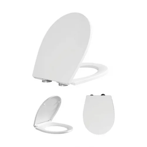 Bormann BTW1040 Καπάκι Λεκάνης Soft Close από Βακελίτη 43.5x35cm Λευκό