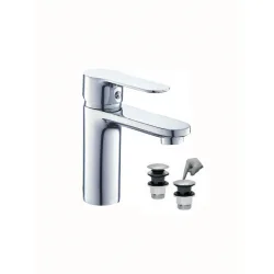 Bormann BTW3050 Αναμεικτική Μπαταρία Νιπτήρα Ασημί