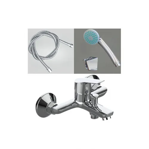 Bormann BTW3365 Αναμεικτική Μπαταρία Μπανιέρας Ασημί