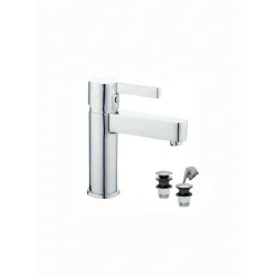 Bormann Violet Αναμεικτική Μπαταρία Νιπτήρα Ασημί