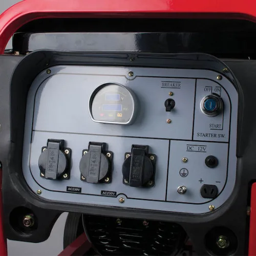 Kumatsugen GP7000MP Γεννήτρια Πετρελαίου με Μίζα, Ρόδες και Μέγιστη Ισχύ 6.6kVA