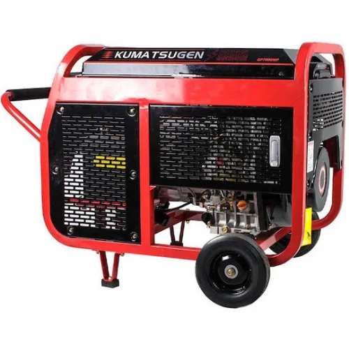 Kumatsugen GP7000MP Γεννήτρια Πετρελαίου με Μίζα, Ρόδες και Μέγιστη Ισχύ 6.6kVA