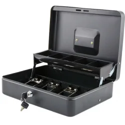 Bormann Κουτί Ταμείου με Κλειδί BPC3000 021919 Μαύρο