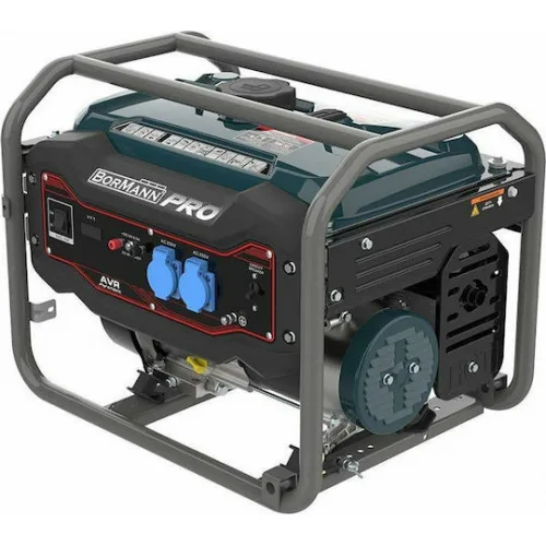 Bormann Pro BGB3700 Γεννήτρια Βενζίνης Τετράχρονη με Μίζα, Ρόδες και Μέγιστη Ισχύ 4kVA