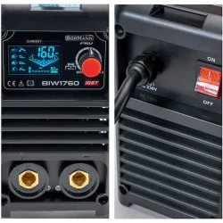 Bormann Pro BIW1760 Ηλεκτροκόλληση Inverter TIG / MMA με Μέγιστο Ρεύμα Συγκόλλησης 160A και Κύκλο Εργασίας 60%