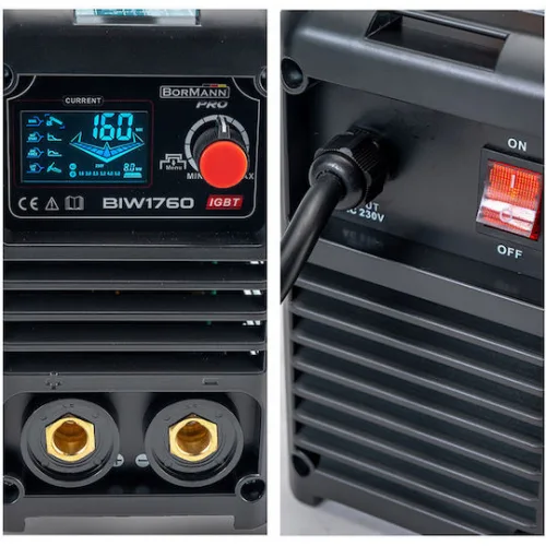 Bormann Pro BIW1760 Ηλεκτροκόλληση Inverter TIG / MMA με Μέγιστο Ρεύμα Συγκόλλησης 160A και Κύκλο Εργασίας 60% Bormann Pro BIW1760 Ηλεκτροκόλληση Inverter TIG / MMA με Μέγιστο Ρεύμα Συγκόλλησης 160A και Κύκλο Εργασίας 60%