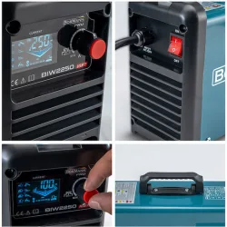 Bormann Pro BIW2250 Ηλεκτροκόλληση Inverter TIG / MMA με Μέγιστο Ρεύμα Συγκόλλησης 250A και Κύκλο Εργασίας 60%