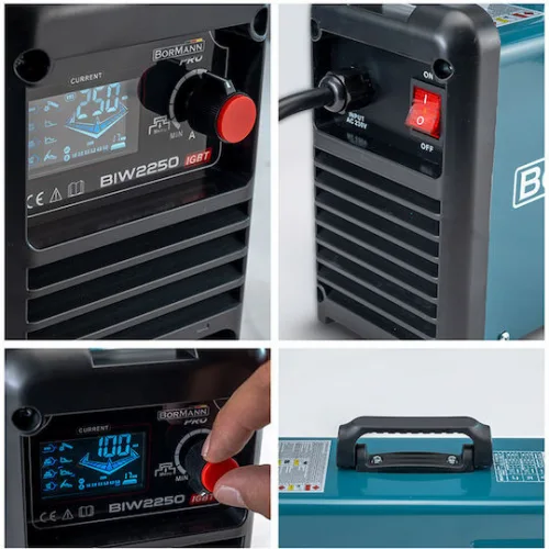 Bormann Pro BIW2250 Ηλεκτροκόλληση Inverter TIG / MMA με Μέγιστο Ρεύμα Συγκόλλησης 250A και Κύκλο Εργασίας 60%