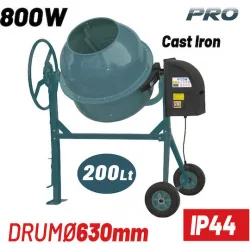 Bormann Μπετονιέρα Ηλεκτρική 800W 200lt