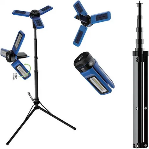 Bormann Προβολέας Εργασίας Ηλιακός LED IPX4 με Φωτεινότητα έως 1200lm BPR6070