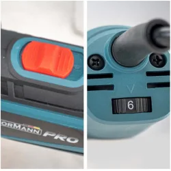 Bormann Pro BCP3050 Έκκεντρος Αλοιφαδόρος 600W με Ταχύτητα 2000-6800rpm & Ρύθμιση Στροφών