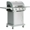 Bormann Elite BBQ5030 Ψησταριά Υγραερίου Μαντεμένιας Σχάρας 60x45εκ. με 3 Εστίες 10.8kW