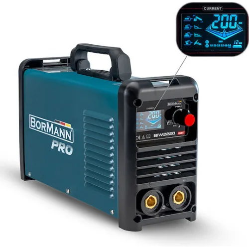 Bormann BIW1120 Ηλεκτροκόλληση MIG / MMA με Μέγιστο Ρεύμα Συγκόλλησης 120A και Κύκλο Εργασίας 60%