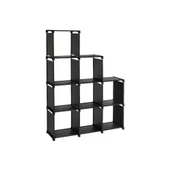 Ραφιέρα Δαπέδου Γκρι 125x30x125εκ.