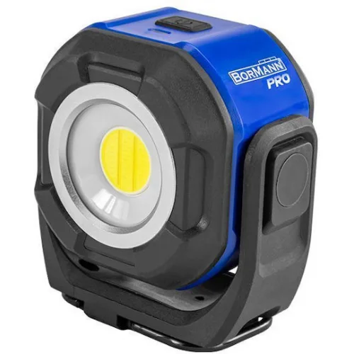 Bormann Προβολέας Εργασίας Επαναφορτιζόμενος LED IPX4 με Φωτεινότητα έως 550lm