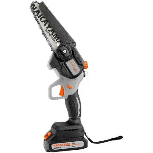 Nakayama EC1100 Κλαδευτικό Αλυσοπρίονο Μπαταρίας 2x2Ah Brushless 21V 1kg με Λάμα 15cm