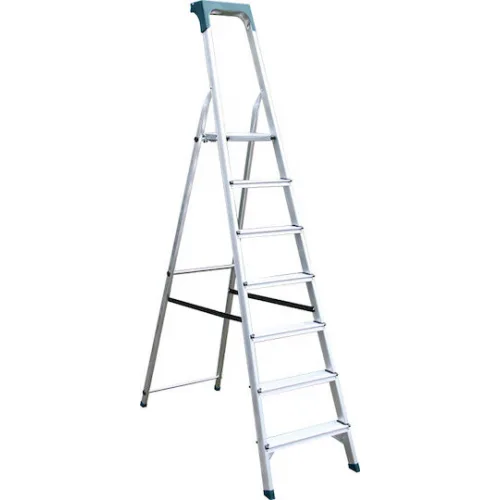 Bormann Pro BHL9015 Σκάλα Αλουμινίου με 6+1 Σκαλοπάτια 224εκ.