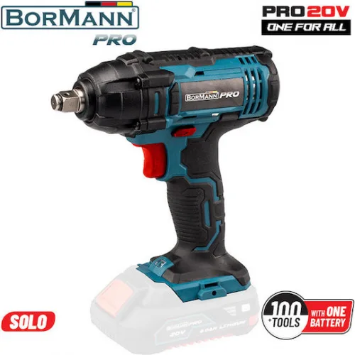 Bormann Pro BBP3400 Μπουλονόκλειδο Μπαταρίας 20V Solo με Υποδοχή 1/2"
