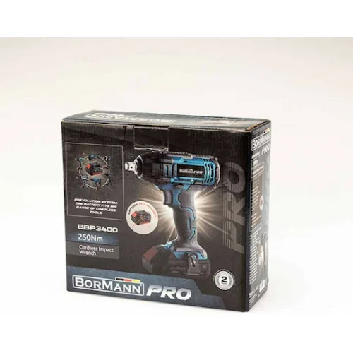 Bormann Pro BBP3400 Μπουλονόκλειδο Μπαταρίας 20V Solo με Υποδοχή 1/2"