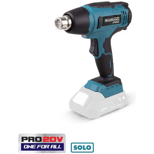 Bormann Pro BBP5250 Πιστόλι Θερμού Αέρα 20V Solo με Ρύθμιση Θερμοκρασίας εως και 550°C