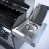 Bormann Elite BBQ5040 Ψησταριά Υγραερίου Μαντεμένιας Σχάρας 60x45εκ. με 3 Εστίες 10.8kW και Πλαϊνό Μάτι