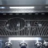 Bormann Elite BBQ5040 Ψησταριά Υγραερίου Μαντεμένιας Σχάρας 60x45εκ. με 3 Εστίες 10.8kW και Πλαϊνό Μάτι