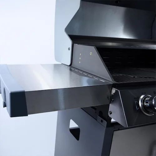 Bormann Elite BBQ5050 Ψησταριά Υγραερίου Σχάρας 69x45εκ. με 4 Εστίες 14.4kW και Πλαϊνό Μάτι
