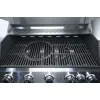 Bormann Elite BBQ5200 Prime Ψησταριά Υγραερίου Μαντεμένιας Σχάρας 97x45εκ. με 6 Εστίες 21.6kW και Πλαϊνό Μάτι