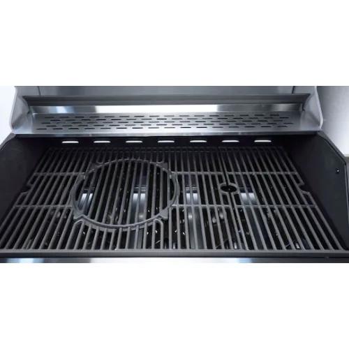 Bormann Elite BBQ5200 Prime Ψησταριά Υγραερίου Μαντεμένιας Σχάρας 97x45εκ. με 6 Εστίες 21.6kW και Πλαϊνό Μάτι