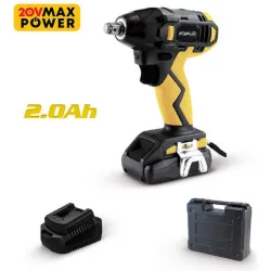 Bormann BCD2620 Μπουλονόκλειδο Μπαταρίας 20V 1x2Ah με Υποδοχή 1/2"