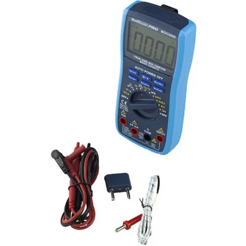 Bormann Pro BDC2000 600V Ψηφιακό Πολύμετρο με Μέτρηση AC / DC / Αντίστασης / Χωρητικότητας / Θερμοκρασίας