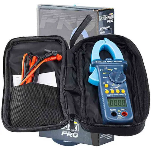 Bormann Pro Αμπεροτσιμπίδα Ψηφιακή 600A AC BDC3000 με Ακροδέκτες