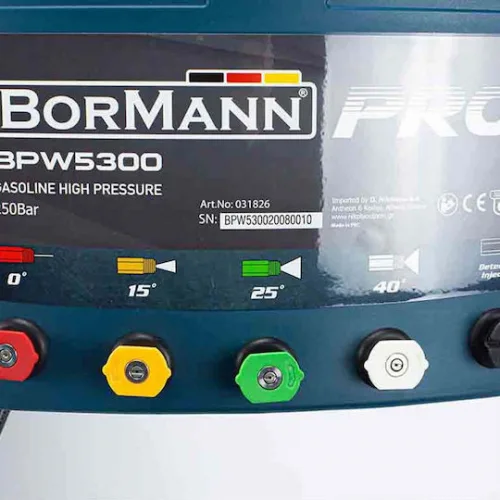 Bormann Pro BPW5300 Πλυστικό Βενζίνης 208cc 6.5hp με Πίεση 250bar και Μεταλλική Αντλία