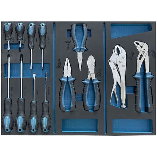 Bormann Pro BWR7600SET Εργαλειοφόρος με 6 Συρτάρια και 120 Εργαλεία