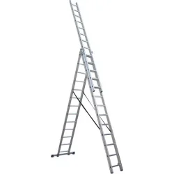 Bormann Pro BHL5100 Τριπλή Σκάλα Αλουμινίου 3x11 Bormann Pro BHL5100 Τριπλή Σκάλα Αλουμινίου 3x11