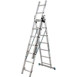 Bormann Pro BHL5100 Τριπλή Σκάλα Αλουμινίου 3x11 Bormann Pro BHL5100 Τριπλή Σκάλα Αλουμινίου 3x11