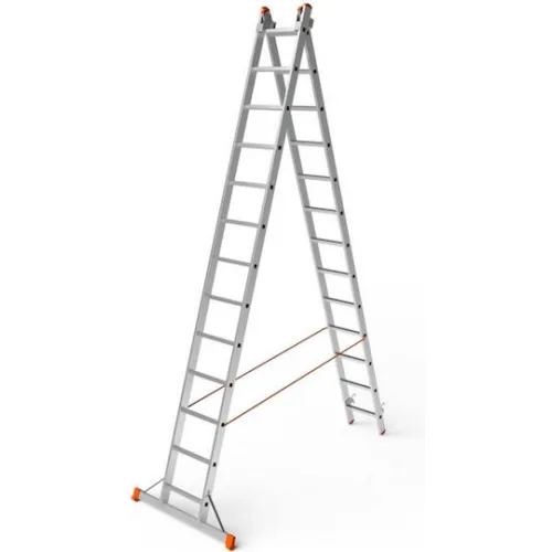 Bormann Pro BHL5150 Διπλή Σκάλα Αλουμινίου 2x13