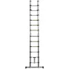 Bormann Pro Τηλεσκοπική Σκάλα Αλουμινίου Διπλή 12 Σκαλιών Μέγιστου Ύψους 3.8m BHL5710