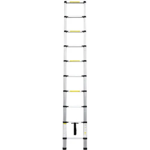 Bormann Τηλεσκοπική Σκάλα Αλουμινίου Μονή 10 Σκαλιών Μέγιστου Ύψους 3.2m BHL7010