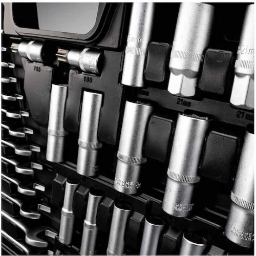 Bormann Pro BHT5220 Καστάνια με Καρυδάκια 1\2" & 1\4" & 3\8" 215τμχ