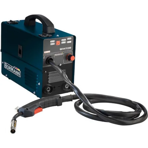 Bormann BIW1135 Ηλεκτροκόλληση MAG / MIG με Μέγιστο Ρεύμα Συγκόλλησης 130A και Κύκλο Εργασίας 60%