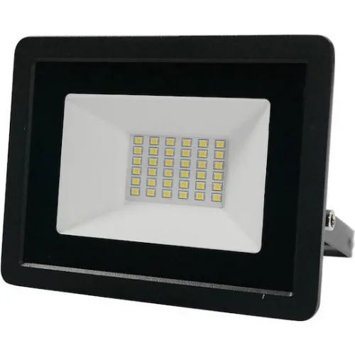 Bormann BLF1015 Στεγανός Προβολέας LED 30W Φυσικό Λευκό 4000K IP65